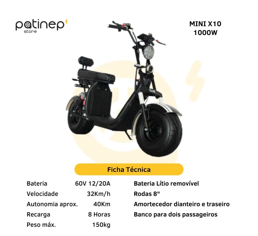 Autopropelido Scooter Mini X10